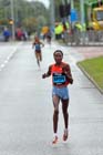 Priscah Jeptoo leads the BUPA Great North Run.